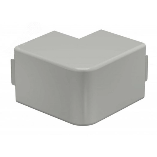 Крышка внешнего угла кабельного канала WDK 60x60 мм (ПВХ, серый)