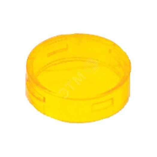 Линза для сигнальной лампы 22мм желтая