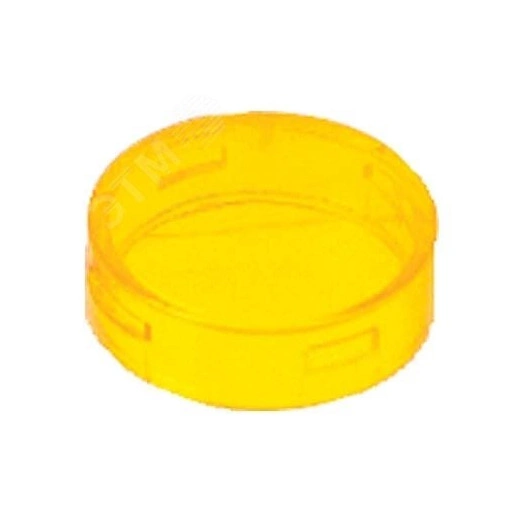 Линза для сигнальной лампы 22мм желтая