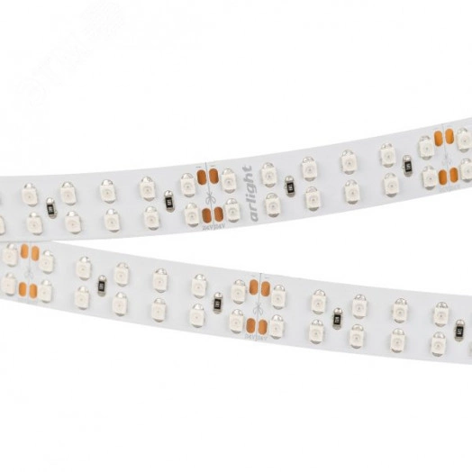 Лента RT 2-5000 24V Green 2x2 (3528, 1200 LED, LUX) (Arlight, 19.2 Вт/м, IP20)