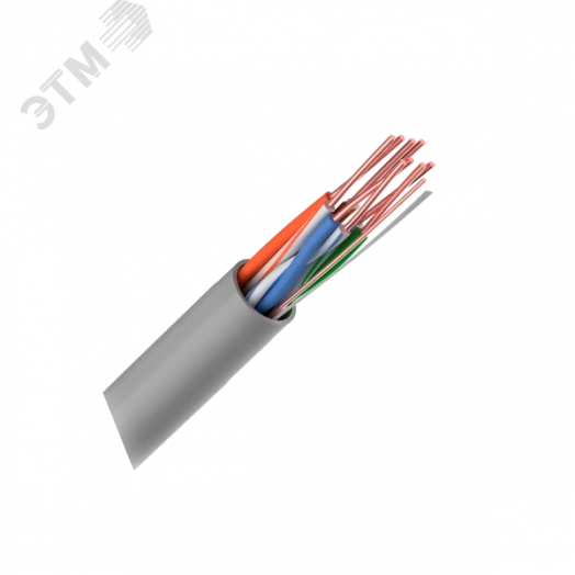 Кабель U/UTP-CAT5e 4 пары, медь (внешний), черный Samatt