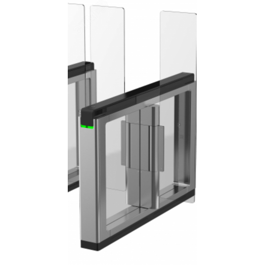 Турникет распашной, центральная часть проходной зоны, двухстронний проход по картам и лицам