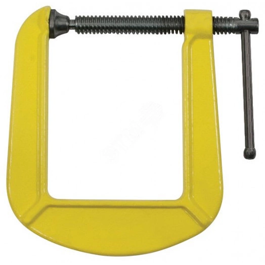 Струбцина тип ''G'' с глубокой рамкой 72 мм х 65 мм (глубина)