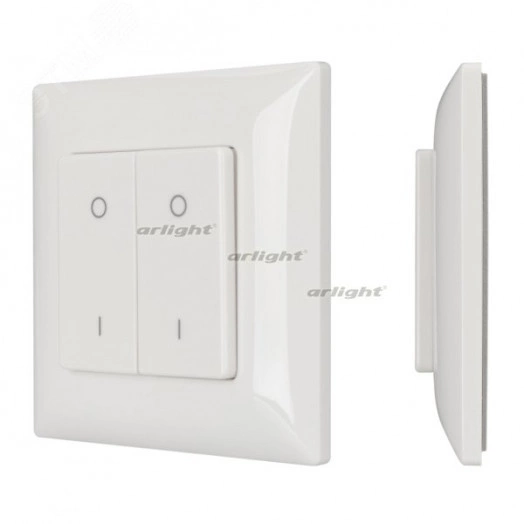 Панель SMART-P47-DIM-P-SUF (3V, 2 зоны, Knob, 2.4G) (ARL, Пластик)