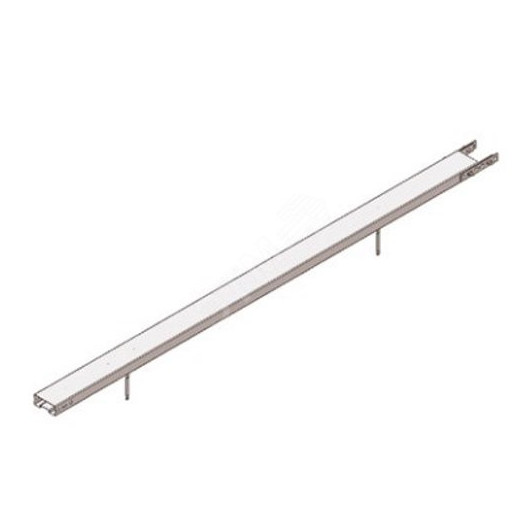 Короб для однорядной подвески светильников КЛ-1 У2, оцинкованный лист(толщина покрытия 10 -18мкм), S1,0мм
