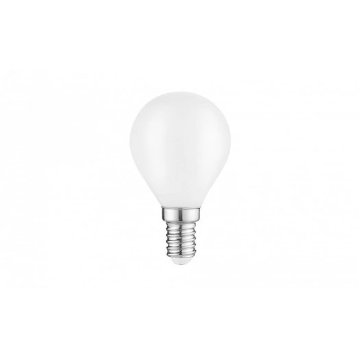 Лампа светодиодная LED 9 Вт 610 Лм 4100К белая Е14 Шар диммируемая milky Filament Gauss