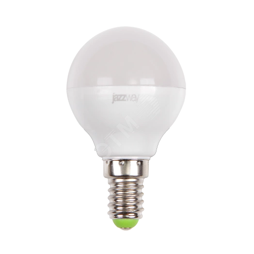 Лампа светодиодная LED 7w E14 4000K шар 230/50 Jazzway