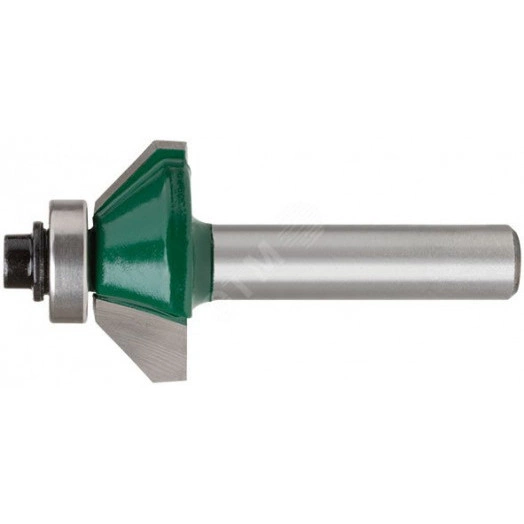 Фреза кромочная конусная с подшипником DxHxL=25х10х54.3 мм