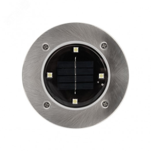 Светильник светодиодный Lamper Взлетные Огни LED с аккумулятором солнечной панелью IP65, холодное белое свечение 6500 К, монтаж в грунт