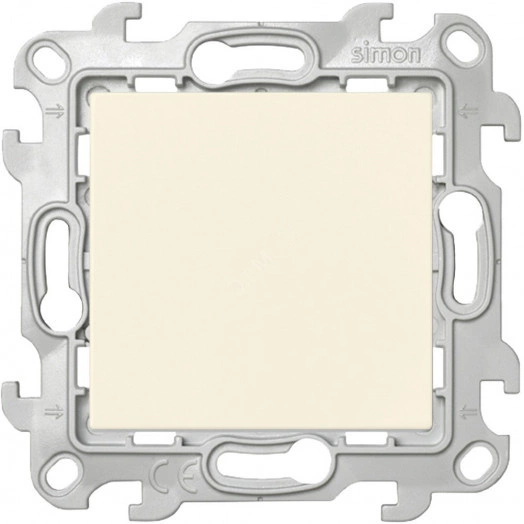 Выключатель кнопочный, слоновая кость