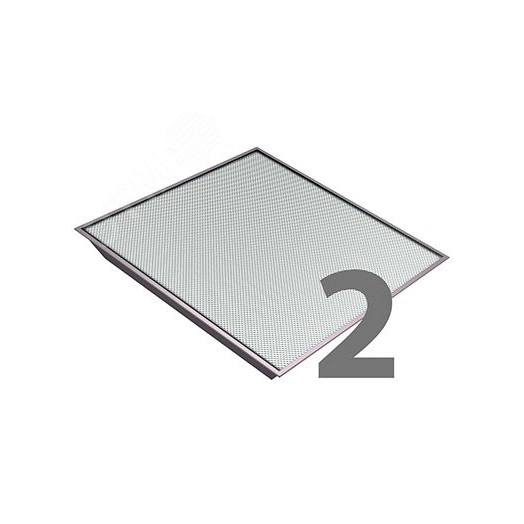 Светильник LED ОФИС встраиваемые два светильника с общим источником питания (ДВО) 50Вт 5400Лм 4,0К IP20 текстур расс (СП-ДВО-03-050-2287-20Д)