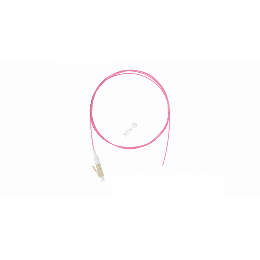 Шнур оптический монтажный, MM 50/125 OM4, LC/UPC, LSZH, 0.9мм, маджента, 1м, упаковка 2шт