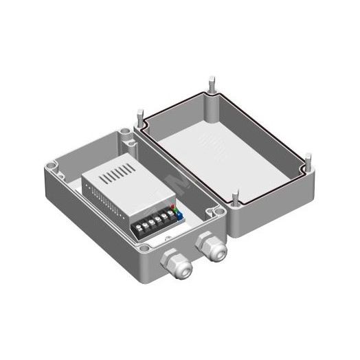 Блок питания герметичный, IP66, вх 220В, вых 12-24В, 3,0-1,5 А