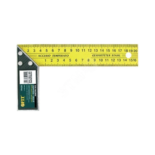 Угольник столярный желтый усиленный 350 мм