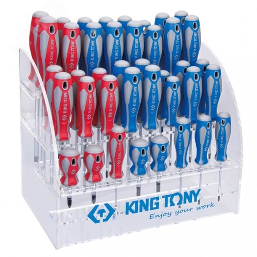 Стенд со стандартными отвертками, серии 1421, 1422, 1423, 1427, 40 предметов