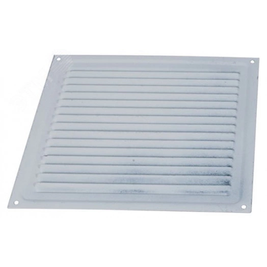 Решетка вентиляционная, металлическая, 200х200 мм, без сетки, антик белый