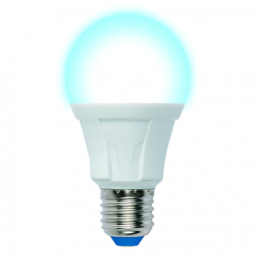 LED-A60 16W/6500K/E27/FR PLP01WH Лампа светодиодная. Форма «А», матовая. Серия Яркая. Дневной свет (6500K). Картон. ТМ Uniel.