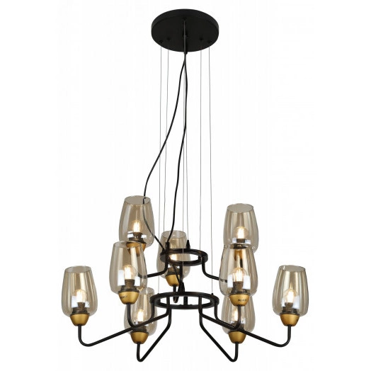 Люстра  Rivoli Gera 4065-209 9 х E27 40 Вт дизайн