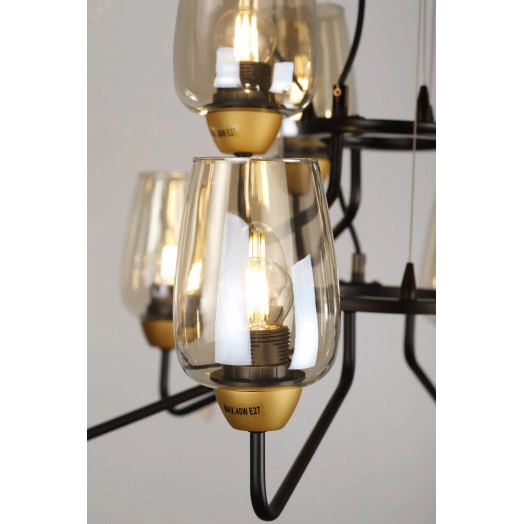 Люстра  Rivoli Gera 4065-209 9 х E27 40 Вт дизайн