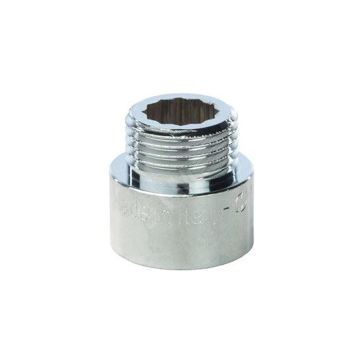 Удлинитель НВ 1/2'x15 мм, хромированный