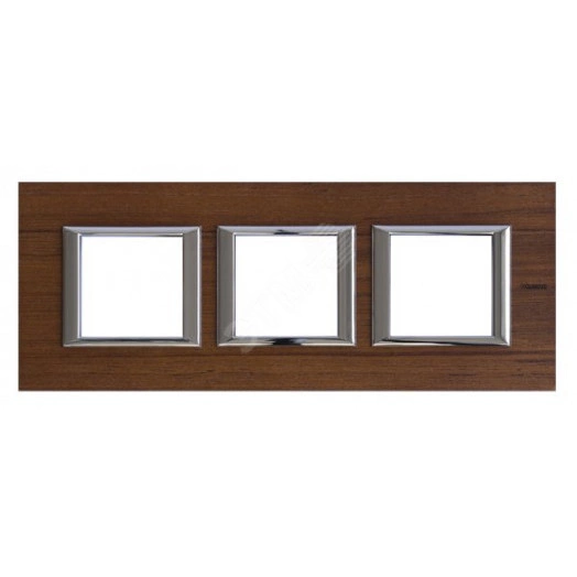 Axolute Рамка 2х3 поста 71мм горизонтальная тик