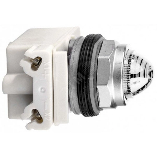 Лампа сигнальная 30мм 24В белая