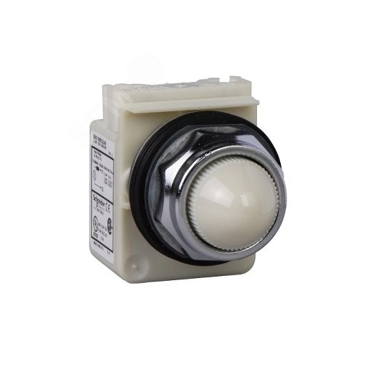 Лампа сигнальная 30мм 24В белая