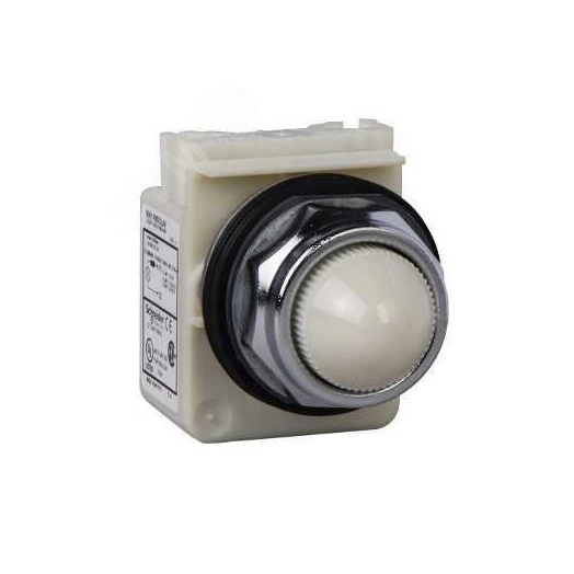 Лампа сигнальная 30мм 24В белая