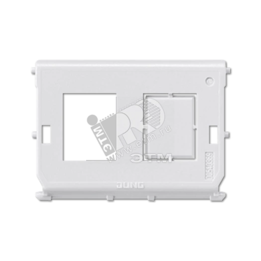 Монтажная вставка для двойных модульных гнезд