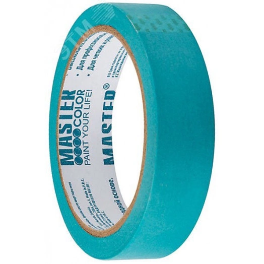 Лента малярная бумажная для деликатных поверхностей, 38 мм х 25 м