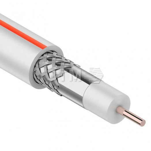 Кабель коаксиальный PROconnect SAT 50M, 75 Ом, CCS/Al/Al, 75%, бухта 20м, белый