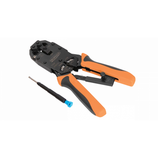 Инструмент обжимной профессиональный коннекторы: 8P8C 6P6C 6P4C 4P4C 4P2C