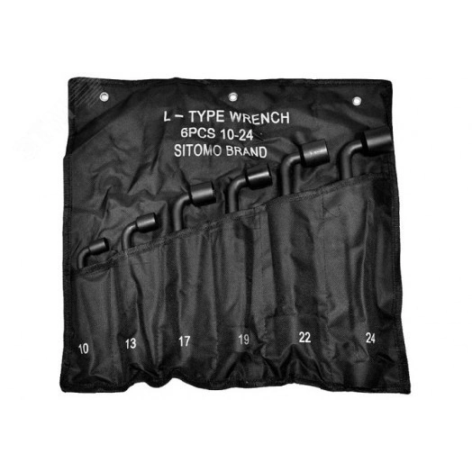 Набор ключей торцевых изогнутых 6 шт. (10-24)