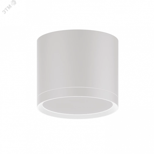 Светильник светодиодный ДПО 10 Вт 700 Лм 3000К цилинндр накладной 170-240 В 88х75 мм IP20 белый с рассеивателем LED Overhead Gauss