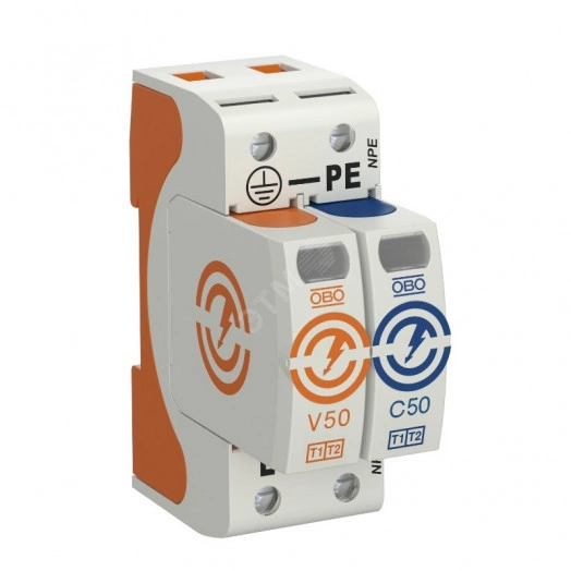 УЗИП для силовых сетей 1+NPE (Класс I+II), 150В