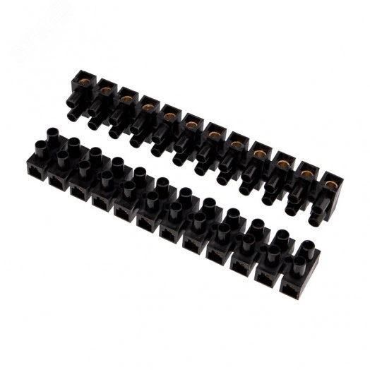 Колодка клеммная винтовая KВ-35 10-35, ток 80 A, РР черный 10шт