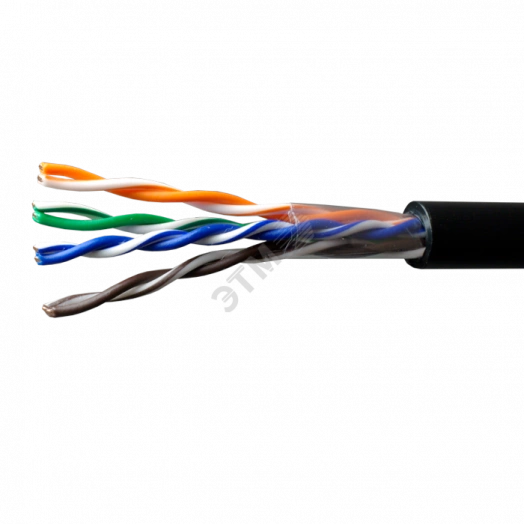 Витая пара SUPRLAN Standard UTP 5e 4x2xAWG24 Cu PE Out.