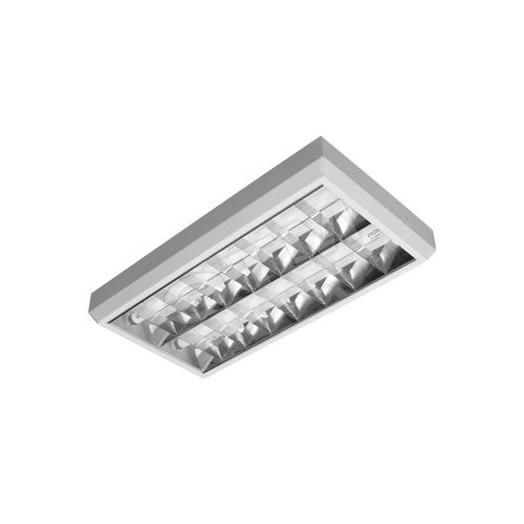 Светильник люминесцентный ЛПО-2х18Вт Т8 с лампой G13 ЭмПРА некомпенсированный IP20