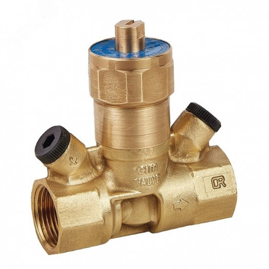 Клапан балансировочный термостатический для ГВС PN25 1'