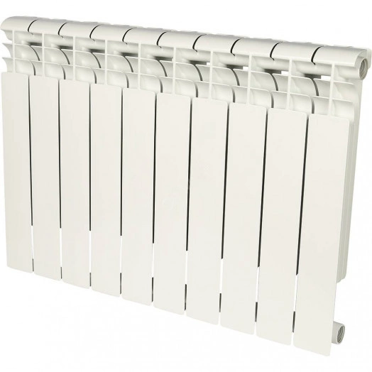 Радиатор алюминиевый секционный 500/80/10 боковое подключение