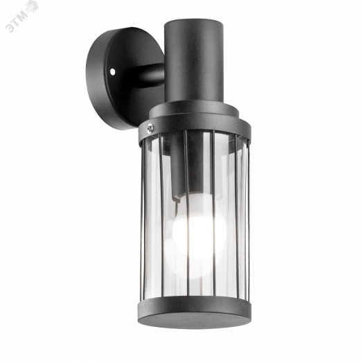 Светильник садово-парковый 60Вт (max) 1хЕ27 на стену вниз 170-240 В 50Hz IP54 105х240х142 мм Vega Gauss