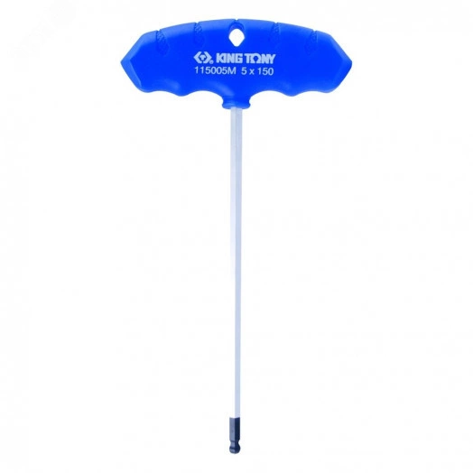 Шестигранник Т-образный 5 мм, 100,0 х 188,0 мм, с шаровым окончанием