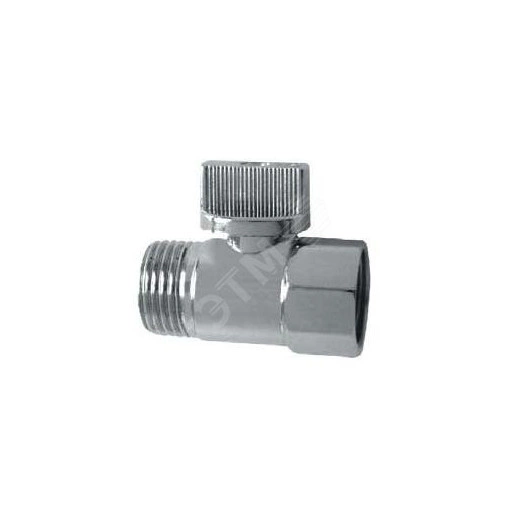 Кран шаровой мини хром ВН 1/2 Н Cr хром. ручка