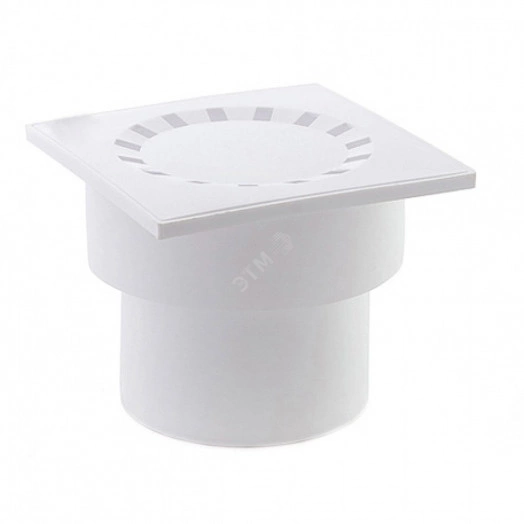 Трап вертикальный 150х150 ПП для внутренней канализации 50 мм с затвором