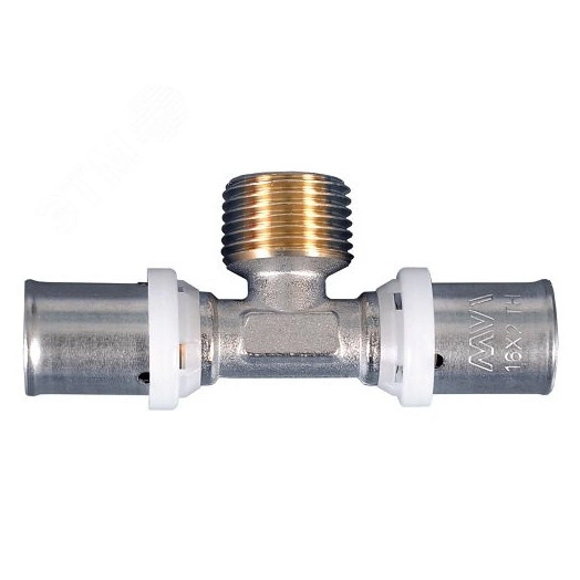 Тройник пресс 16x1/2' НР