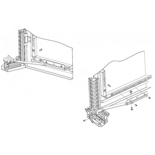 Фиксатор двери для шкафов EMS