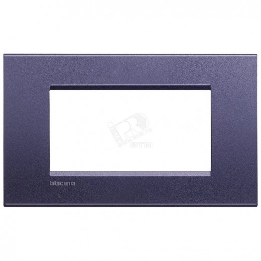 LivingLight Рамка прямоугольная 4 поста Синий шелк