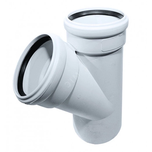 Тройник двухраструбный 45 град. 110х50 для бесшумной канализации