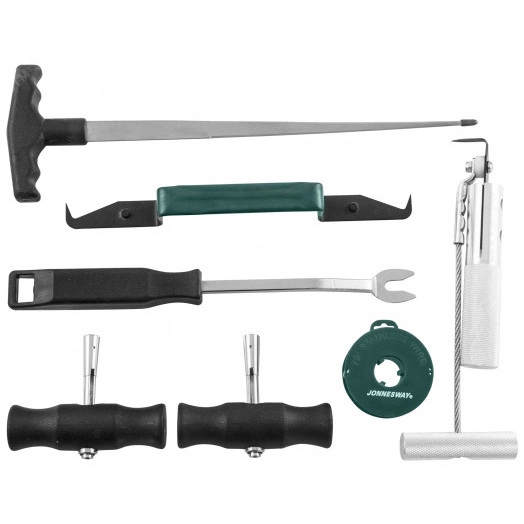 Комплект для демонтажа лобовых стекол, 7 предметов