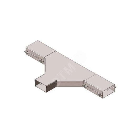 Короб тройниковый У1110 200х100х1,5 УХЛ1, оцинкованный лист(толщина покрытия 10...18мкм), S1,5